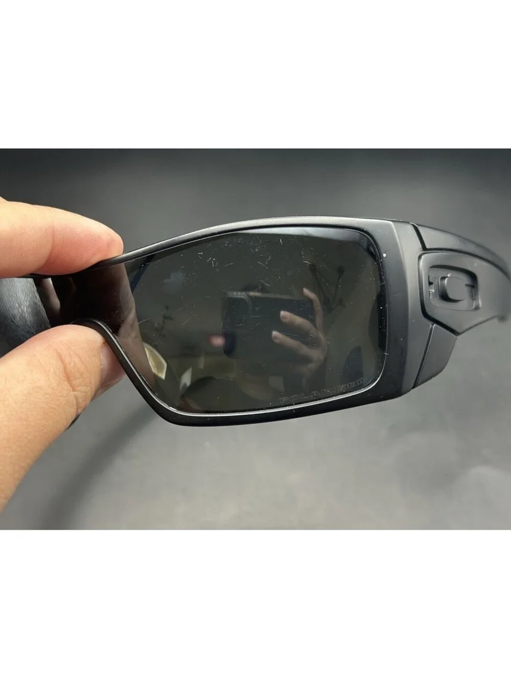 Oakley Batwolf Matte Black Ink/Black Iridium Polarized Lenses